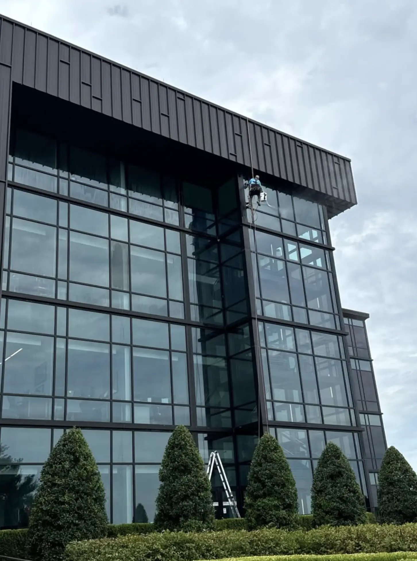 USCIS693 | How much does it cost to clean the windows on a skyscraper? High rise window cleaning price.webp